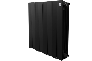 Радиатор биметаллический Royal Thermo PianoForte 500 Чёрный - 8 секц.
