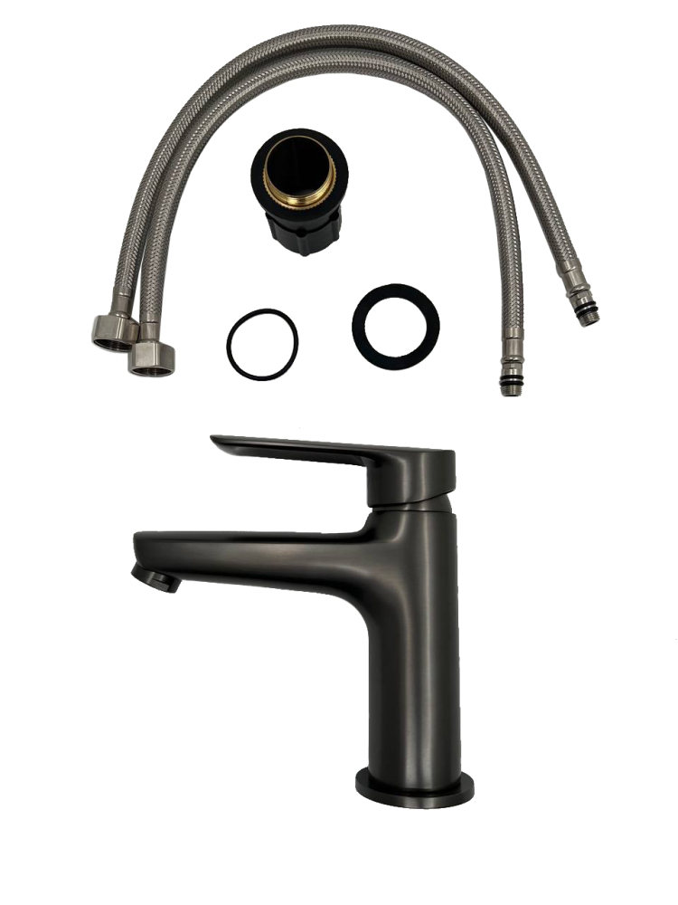 Смеситель Lagos Gun Metal для раковин, арт. LG26GM3