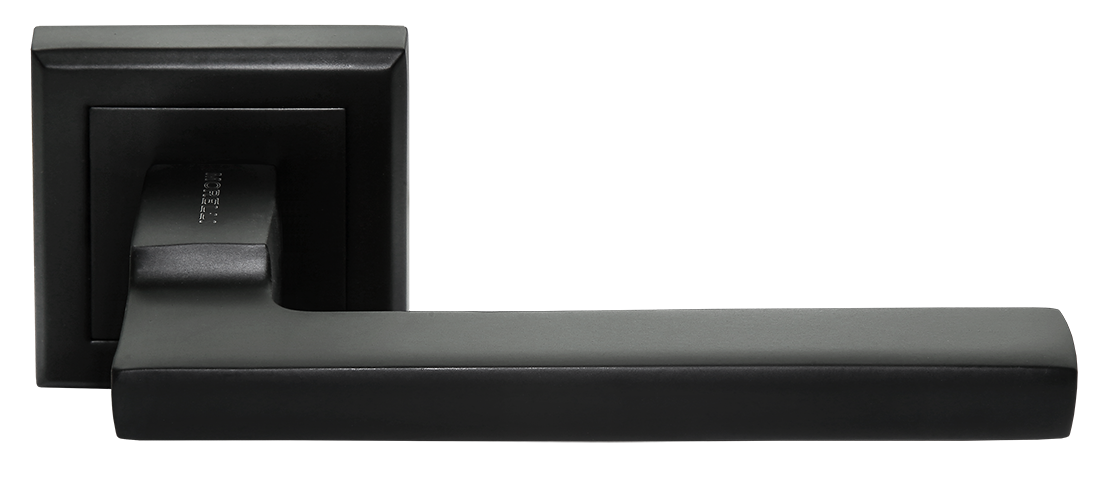 Ручка дверная DIY MH-35 BL-S "Pants", квадр накл, черный