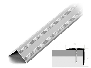 Угол  21*21 1,8 алюминий (10)