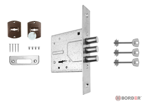 Замок врезной САМ ЗВ8-6 3кл. (комплект) (30)