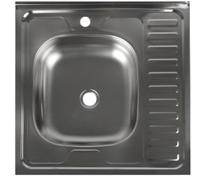 Мойка нерж накл 60*60 (0.4) Левая (_20_)