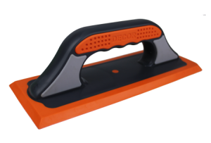 Терка DECOR, 3K, 260х100 мм, мягкая оранж. резина (6шт/уп)