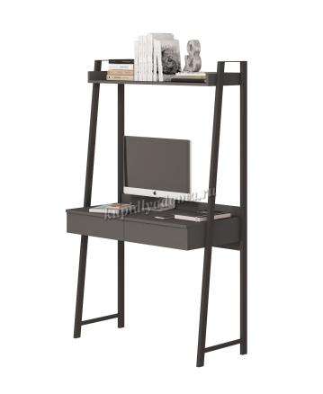 Стол письменный УНИКУМ Ст025.0_100 (ЛДСП Графит серый/МЕТАЛЛ Графитовый Муар (0097/0189))