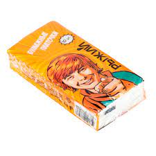 Платочки бумажные, BY Рыжий 2 слоя, 10шт(__)