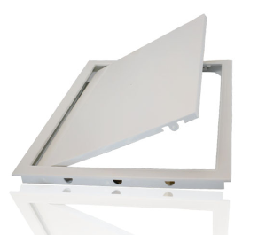 Люк-дверца ревизионный, нажимной 168х168 с фланцем 146х146 (32)