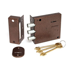 Замок накладной БИФ-0030-1*3-ЛК II класс (20)