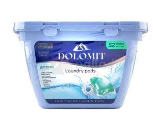 Капсулы для стирки белья MARABU DOLOMIT, аромат океана 52 шт.; Япония (36)
