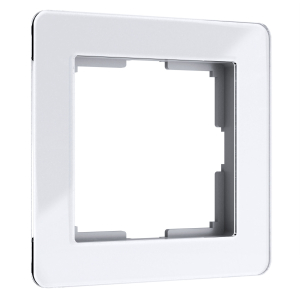 Рамка Acrylic Белая 1 местная W0012701 (10)