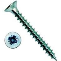 Саморез оконный Daxmer 4,1*30 острый, белый цинк (10) - пакет/10