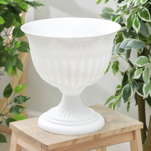 Вазон Ангара N3 (12л) белое (5) /Ангарск (4023)