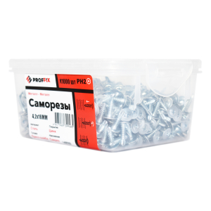 Саморез СММ св 4,2х16 (TWN) (1000 шт) - контейнер PROFFIX (6)