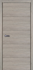 Дверь Дуб пепельный 700 ДО 21- 7 (пр/л), мех.замок, (600мм)