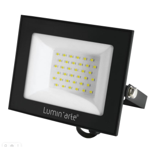 Прожектор светодиодный 50Вт 5700К IP65 4000лм черный/серый Luminarte (40)