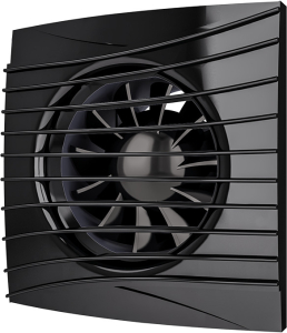 Вентилятор накладной SILENT D125 обр.клапан Obsidian DICITI (10)