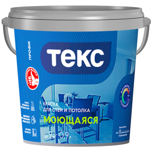 Краска ТЕКС Профи В/д Моющаяся Супербелая Матовый 1,8л (1/175)