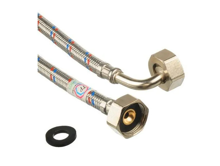 Шланг заливной для стиральной машины SS 12 мм 1.5 м в пакете(50)