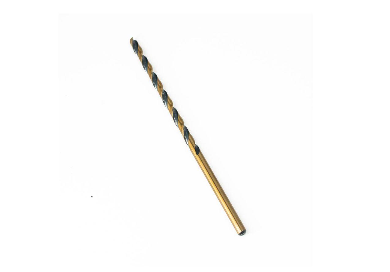 Сверло по металлу Ritter EC 3,0 мм удлиненное (HSS-G M2 Gold&Black) DIN 340 RN (1 шт в блистере) (10