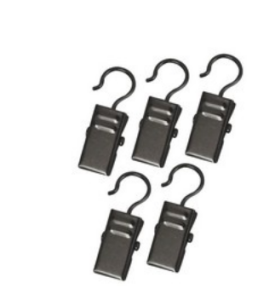 К-т зажимов для метал.колец 20 шт. СЗФ-9031 черный никель