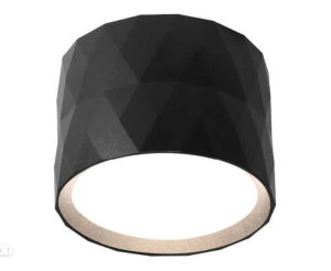 Светильник накладной IP20 под лампу GX53 черный D84x60 STELLA WOLTA (10)