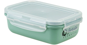 Емкость д/продуктов "Фреш" 0,4л прямоуг. Фисташковый (18) М1420