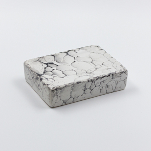 Мыльница Керамическая,  белый мрамор