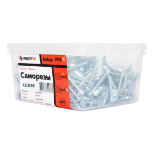 Саморез СММ 4,2х32 (TWN) (400 шт) - контейнер PROFFIX