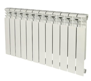 Радиатор алюминиевый Rommer Profi 500 12секц. (гл 80мм) (Вт 157)(_1_)