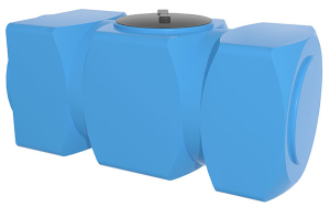 Емкость К 500 литров горизонтальная (цвет голубой)