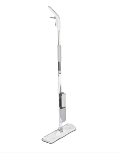 Швабра с распылителем и насадкой из микроф. , ручка нерж. сталь 41x13см VETTA