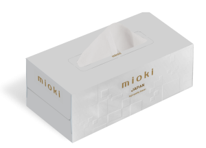 Салфетки бумажные MIOKI 220*190 /220 Белая рельефная* Япония (220)