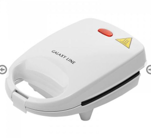 Вафельница мощность 650 Вт, индикатор нагрева, силиконовые ножки, антипригGalaxy LINE GL 2970