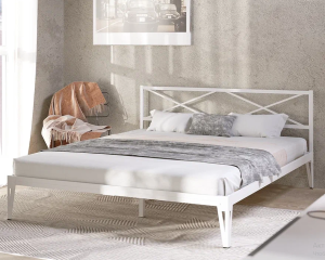 Кровать Тея белый в интерьере