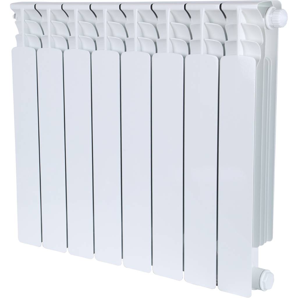 Радиатор биметаллический STOUT Space 500 8 секций нижнее правое подключение(_1_)