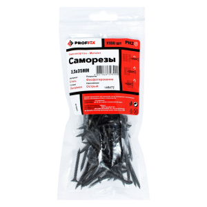 Саморез СГМ 3,5х35 (TWN) (100 шт) - пакет PROFFIX