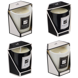 Свеча ароматизированная Home 140 гр.NEW GALAXY  wood sage, white flower, bluebell, pear