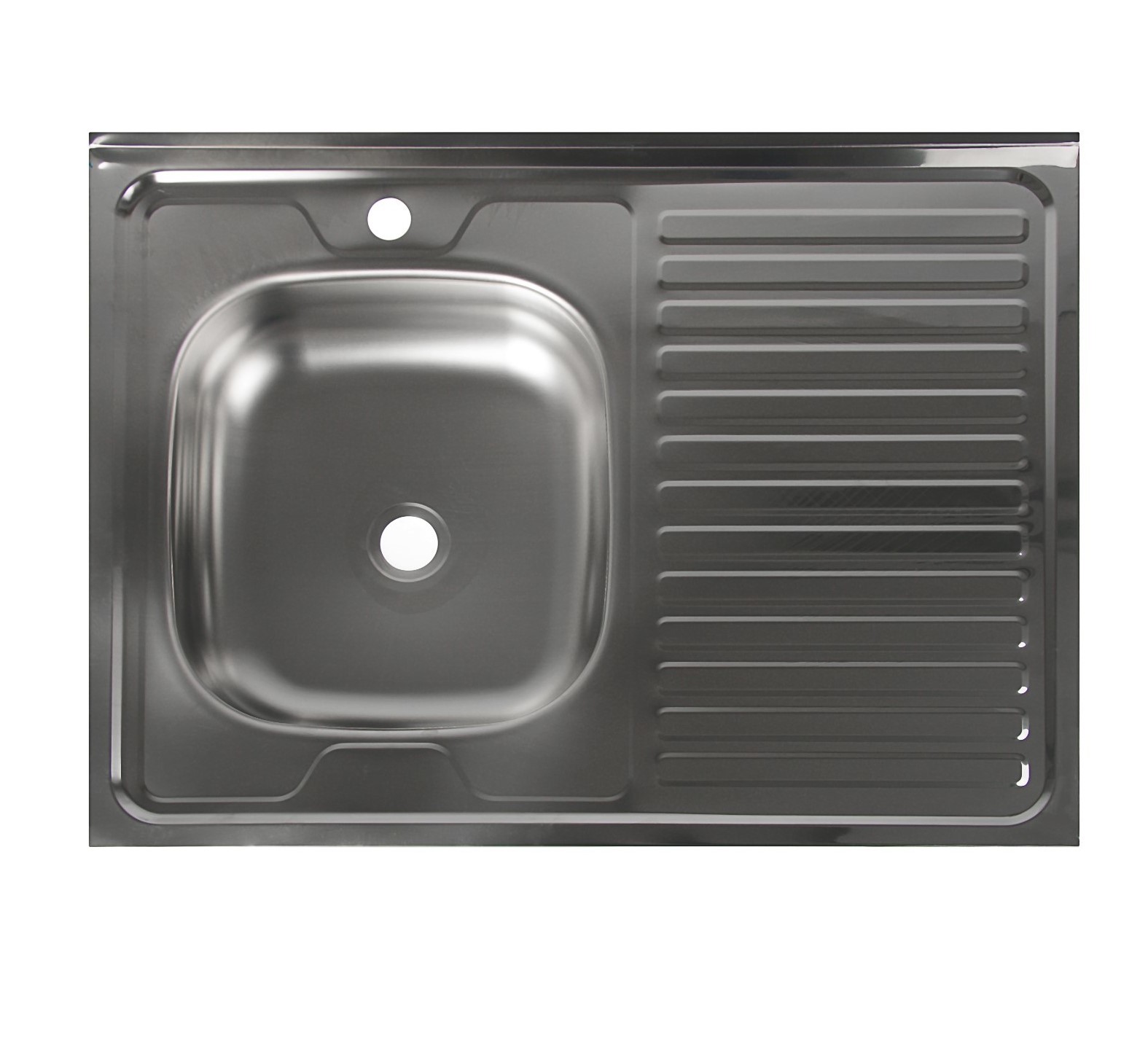 Мойка нерж накл 60*80 (0.4) Левая (_15_)