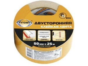 Двуст. скотч 50мм*25м ПП AVIORA (36)