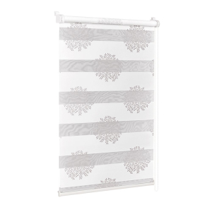 Штора рул. СРШ-01МК-44802 66(62)/160 РБ крем-серебро