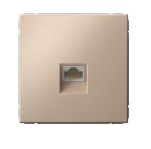 Песок розетка компьютерная ArtGallery RJ45 кат.6A механизм SE GAL001286 (5)