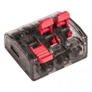 Клемма СМК 221-413 3 отверстия 0.2-4.0 мм2 (100шт.) EKF PROxima (100)