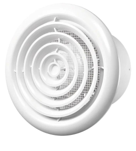 Вентилятор FLOW 4 С BB с круглой решеткой с двигателем на ш/подшип D 100 (20)