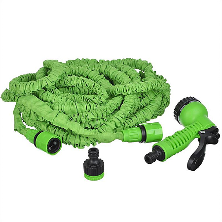 Шланг полив. растягивающ. 22м с пистолетом-разбрыз и конектором 1/2 (12)