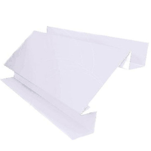 Планка угла внутреннего сложного 75х3000 (ПЭ-01-9003-0,45) белая