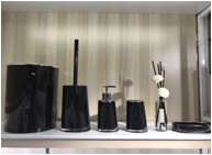 Стакан для зуб. щеток "Style", акрил, цвет в ас-те