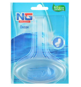 Освежитель для унитаза подвесной "Океан" 40гр. 1шт, блистер NEW GALAXY (__)