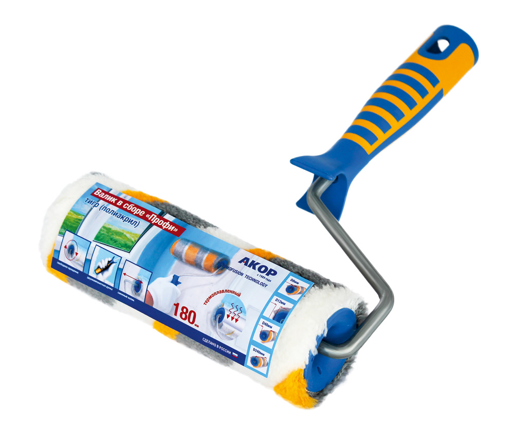 Валик ПРОФИ 240 Полиакрил Тигр  АКОР(20)