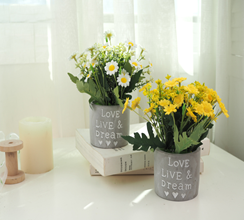 Искусственное растение SunShine в кашпо 9,0*9,0*15 см