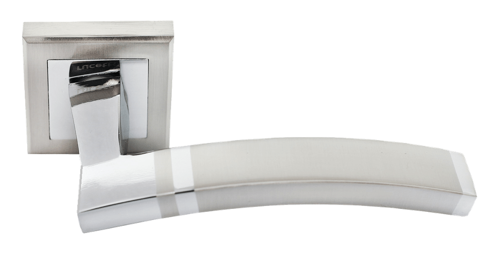 Ручка дверная RAP 13 S SN -IND, квадр накл, никель