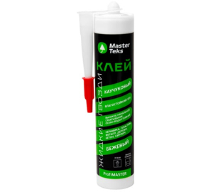 Жидкие гвозди каучуковый MasterTeks ProfiMaster 915 влагостойкий 400 гр бежевый (12)